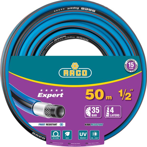 Шланг полив. RACO EXPERT 1/2" (50м, синий)