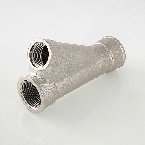 Тройник косой 1"х1/2"х1" TIM (для греющего кабеля)
